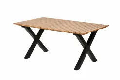FORMAX Table De Jardin Avec Pieds X Natural/noir^CASA Online