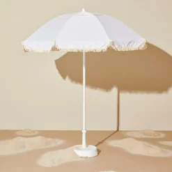 FRANJA Parasol Sans Pied De Parasol Blanc^CASA