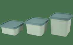 FREEZER Boîtes Congélation Set De 10 Menthe, Vert Foncé^CASA Online