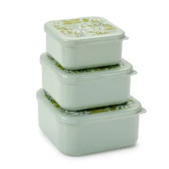 FRESHMOOD Boîtes à Snack Set De 3 Seafoam + Motif Loulou Seafoam (vert)^CASA Outlet