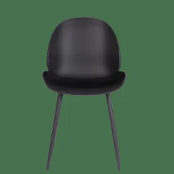 FREYA Chaise De Salle à Manger Noir^CASA Online
