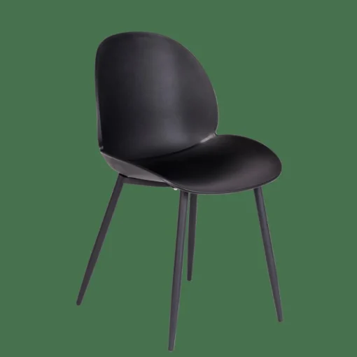 FREYA Chaise De Salle à Manger Noir^CASA Online