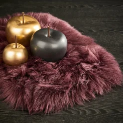 FUR Set De Table Rouge Foncé^CASA
