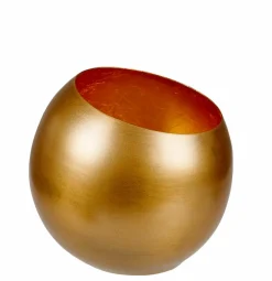 GIMINI Support Bougie Chauffe-plat Doré^CASA Hot