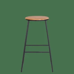 GIULIA Tabouret De Bar Noir, Naturel^CASA Online