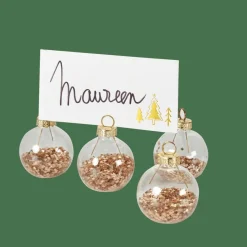 GLANCY Porte-noms Set De 4 Transparent^CASA Discount