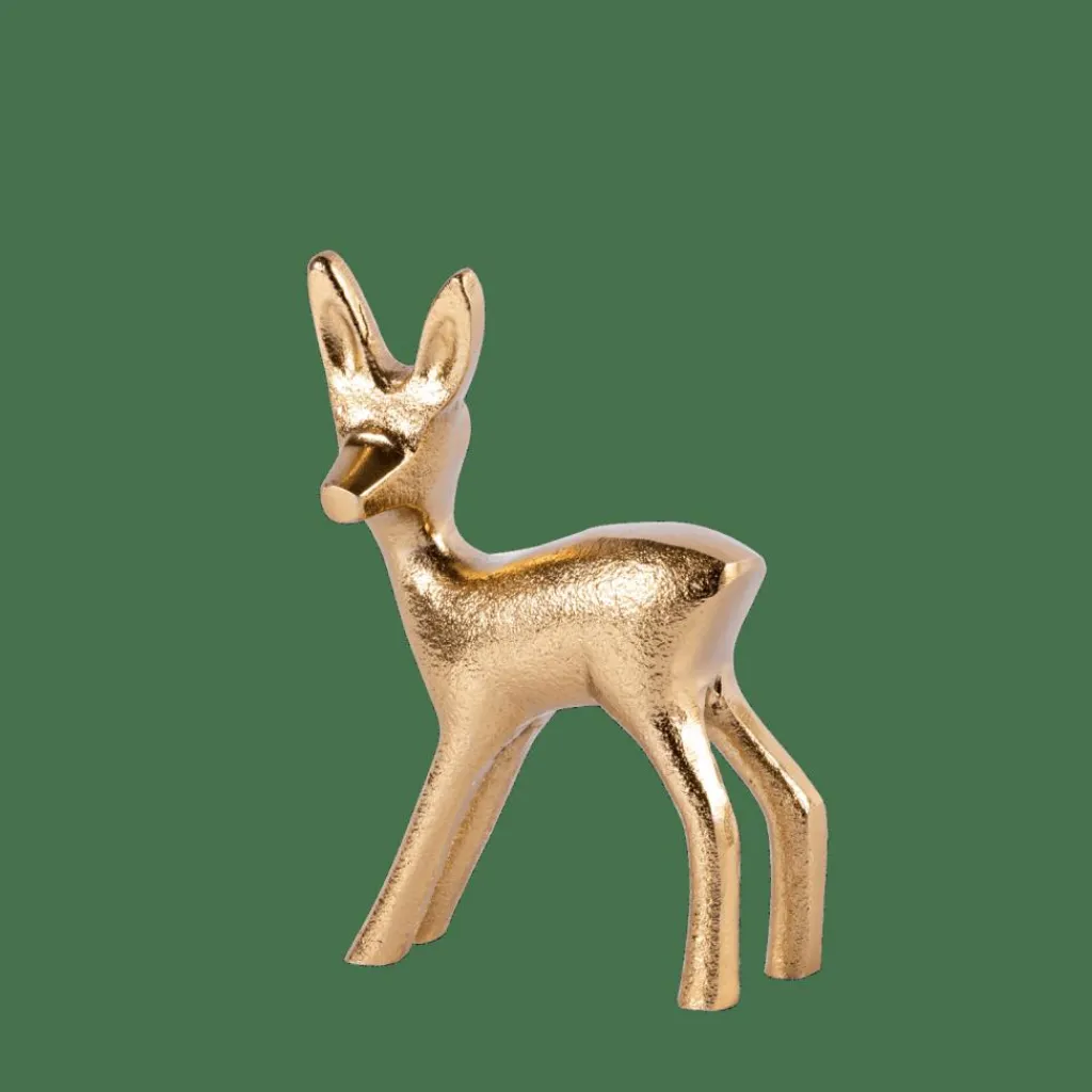 GOLDY Décoratif Cerf Doré^CASA Online