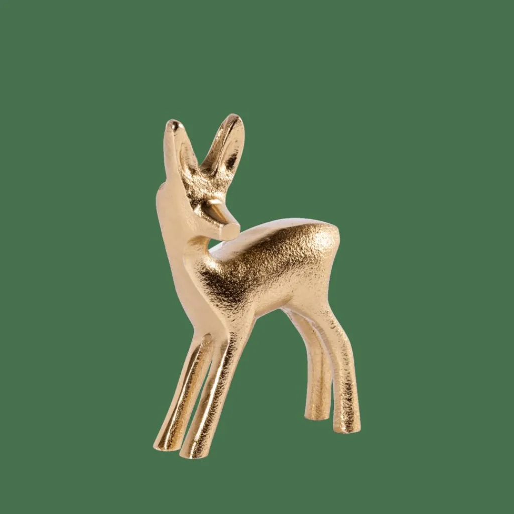 GOLDY Décoratif Cerf Doré^CASA Online