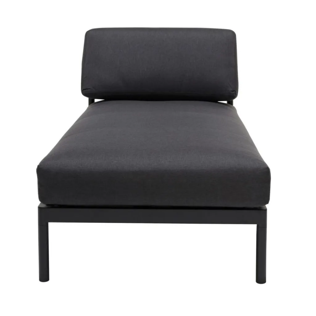 HANNA Chaise Longue Teck Noir^CASA Clearance