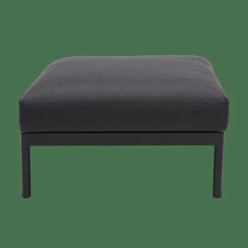 HANNA Lounge Teck Repose-pied Noir, Naturel^CASA Best
