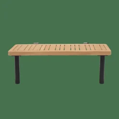 HANNA Lounge Teck Table D'appoint Noir, Naturel^CASA Sale