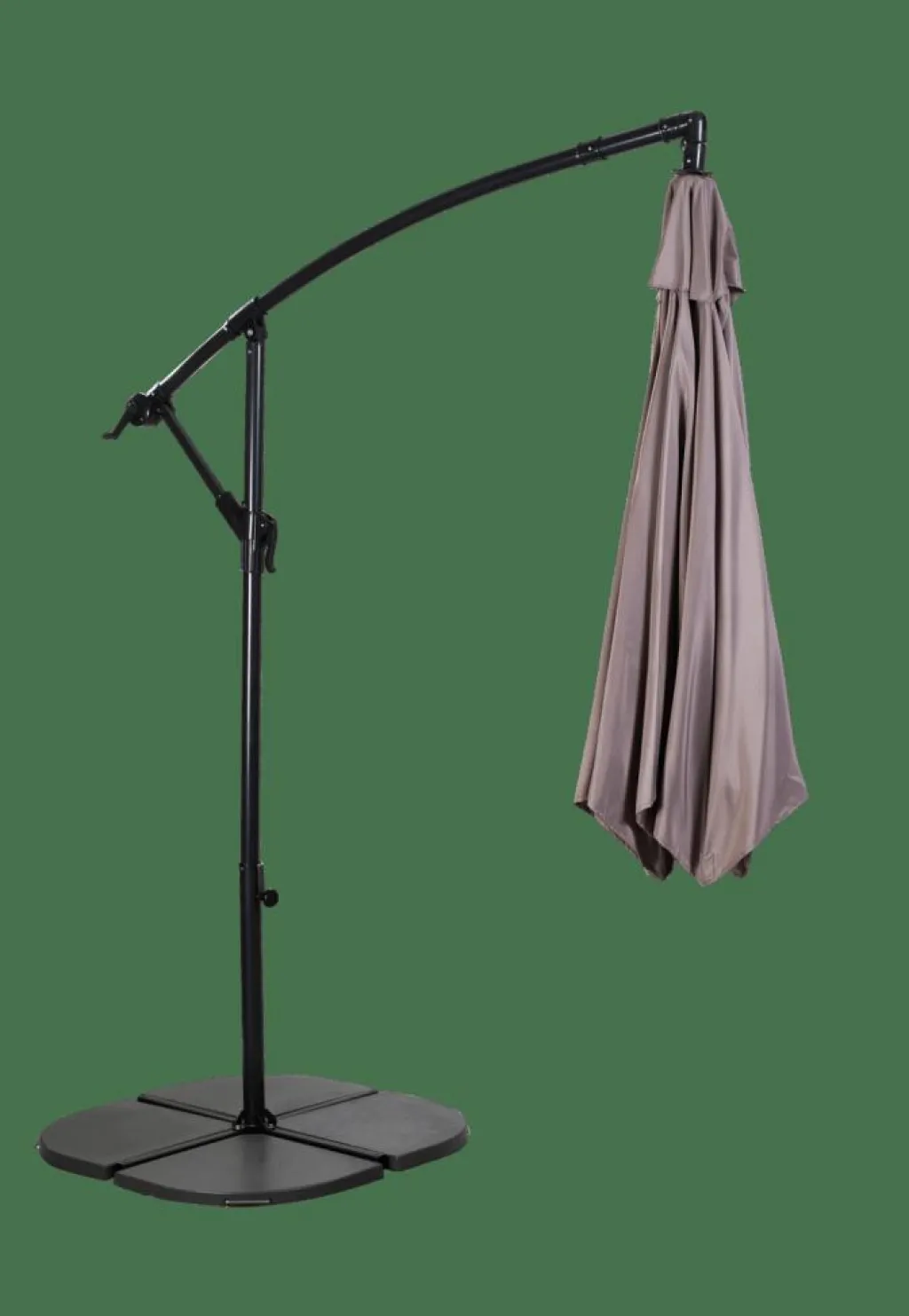 HAWAI Parasol Déporté Sans Pied De Parasol Taupe^CASA Discount