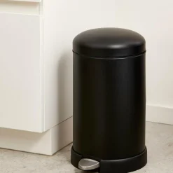 INDUSTRIA Poubelle à Pédale 12 L Noir^CASA Online