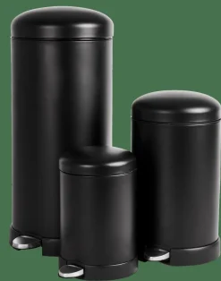 INDUSTRIA Poubelle à Pédale 27 L Noir^CASA Hot