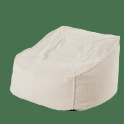 JACKI Fauteuil Pouf Poire Blanc^CASA