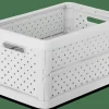 JACQUI Caisse Pliante M Gris Clair^CASA Outlet