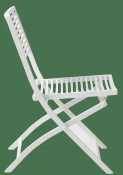 JESSE Chaise Pliante Blanc, Beige^CASA Clearance