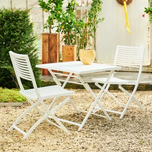 JESSE Ensemble Bistrot Rectangulaire Blanc^CASA Online