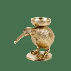 KIWI Support Pour Bougie Chauffe-plat Doré^CASA