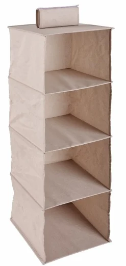 LINOLUX Boîte De Rangement Avec Fermeture éclair Beige^CASA Best