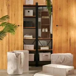 LINOLUX Panier à Linge Beige^CASA New