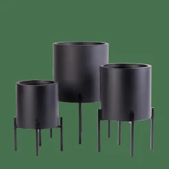 LOUNGE Pot De Jardin Noir^CASA Online