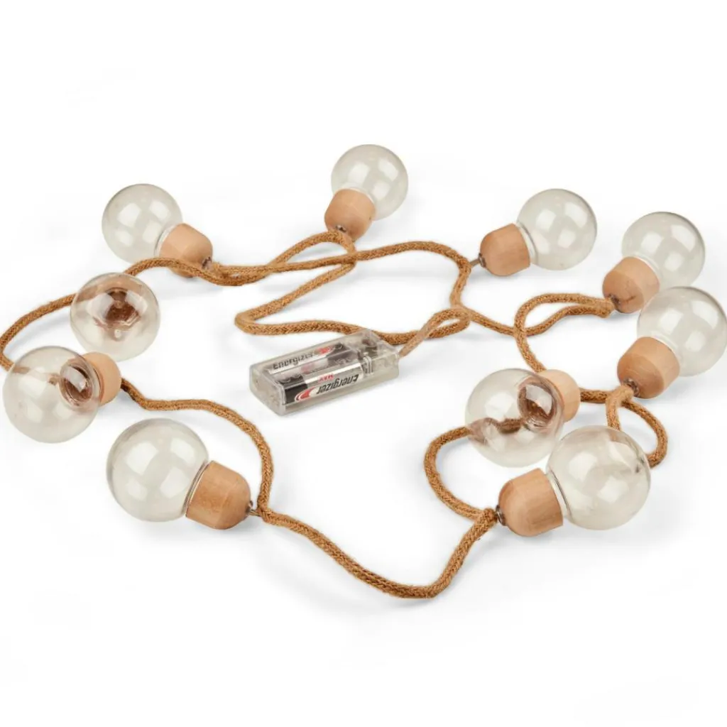 LUMIERE Guirlande Lumineuse Transparent, Naturel^CASA