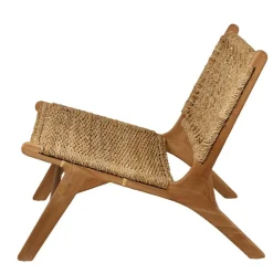 MADURA Fauteuil Lounge Naturel^CASA Online
