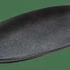 MAGMA Assiette Ovale Noir^CASA Discount