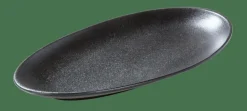 MAGMA Assiette Ovale Noir^CASA Discount