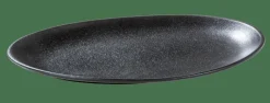MAGMA Assiette Ovale Noir^CASA Discount