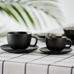 MAGMA Tasse Et Soucoupe 20 CL Noir^CASA Online