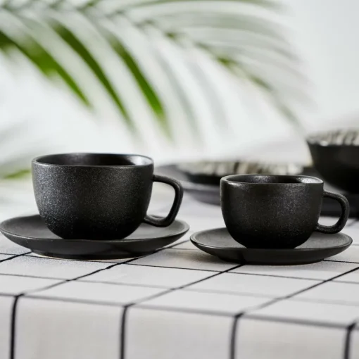 MAGMA Tasse Et Soucoupe Expresso 11 CL Noir^CASA Sale
