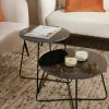 MARBO Table D'appoint Noir^CASA Best