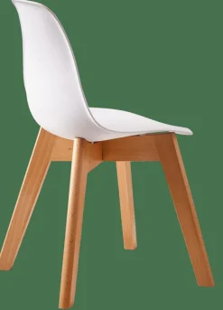 MATHIAS Chaise Pour Enfants Blanc, Naturel^CASA Hot