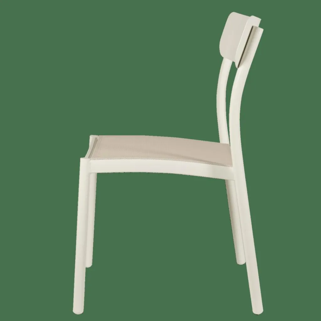 MAVAS Chaise Empilable Blanc^CASA