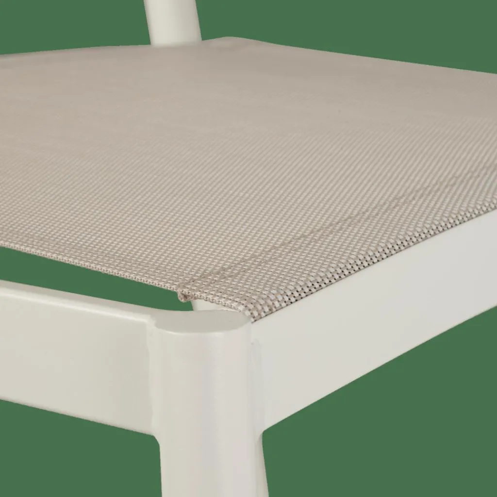 MAVAS Chaise Empilable Blanc^CASA