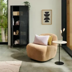 MIKE Fauteuil Brun^CASA Discount