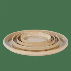 MINERAL SAND Assiette Beige^CASA