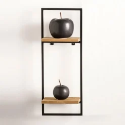 MIX&MATCH Étagère à Suspendre Noir, Naturel^CASA Outlet