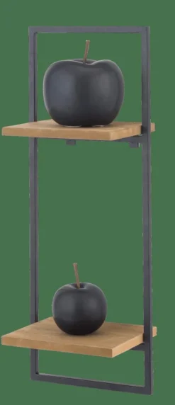 MIX&MATCH Étagère à Suspendre Noir, Naturel^CASA Outlet