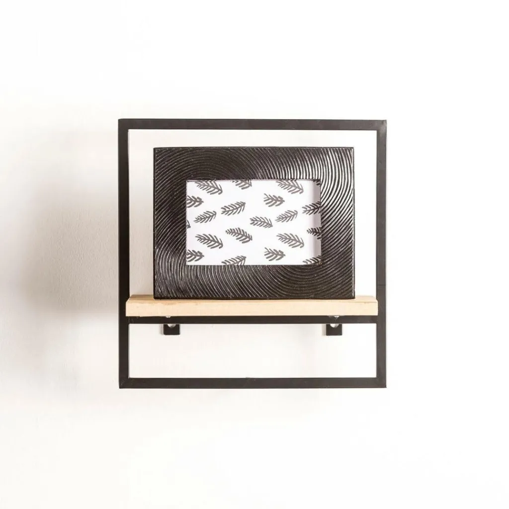 MIX&MATCH Étagère à Suspendre Noir, Naturel^CASA Outlet