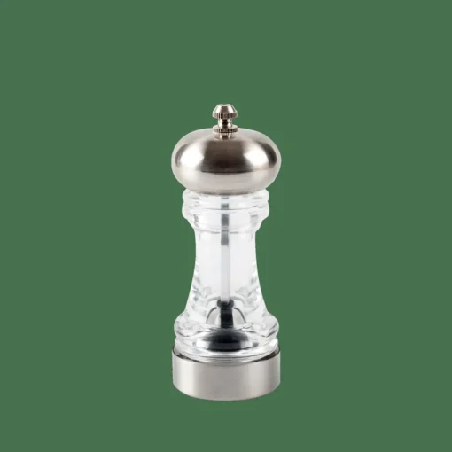 MOLINO Moulin à Poivre Et à Sel Argent, Transparent^CASA Online