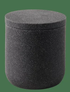 MOON Boîte à Coton Avec Couvercle Gris Foncé^CASA Best