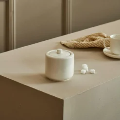 MOON Sucrier Avec Couvercle Blanc^CASA Discount
