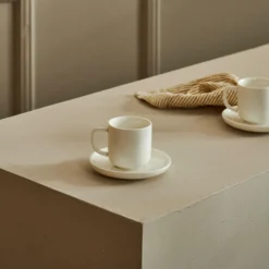 MOON Tasse Et Soucoupe Expresso 9 CL Blanc^CASA New