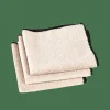 MULTI Chiffon Microfibre Set De 3 Beige^CASA Discount