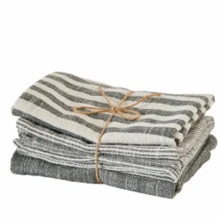 MULTI Chiffon Microfibre Set De 3 Kaki^CASA Discount