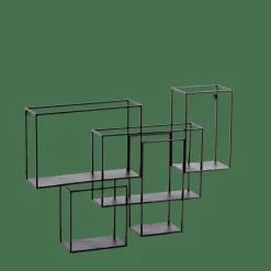 MULTO Étagère à Suspendre Noir^CASA Clearance