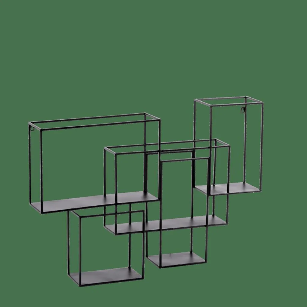 MULTO Étagère à Suspendre Noir^CASA Clearance